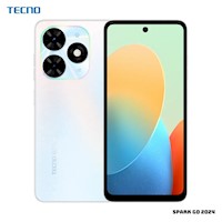CELULAR TECNO SPARK GO 2024 3GB RAM 64GB ROM - MISTERY WHITE